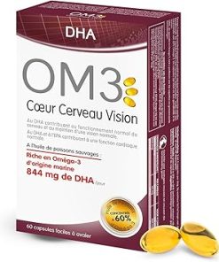 [SUPERDIET] OM3 tăng cường trí nhỡ, hỗ trợ tim mạch - OM3 Cœur Cerveau Vision - 60 viên