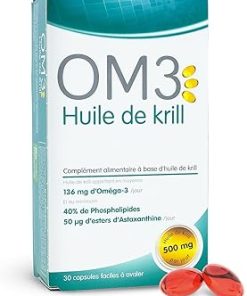 [SUPERDIET] Viên dầu nhuyễn thể-  OM3 Huile de Krill -  30 viên