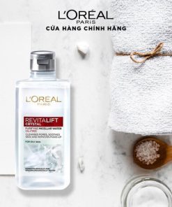 Nước Tẩy Trang Loreal Revitalift Crystal Đa Năng 3in1 Kiềm Dầu 95ml