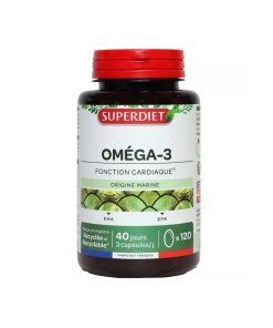 [SUPERDIET]  Omega 3- Oméga 3 DHA, EPA 120 viên nang