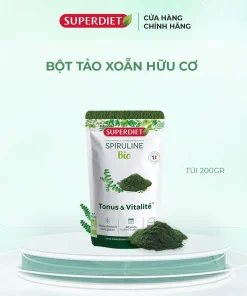 [SUPERDIET]Bột tảo xoắn 200g - SPIRULINE BIO  200G