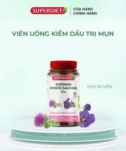 [SUPERDIET] Viên uống trị mụn BARDANE - PENSEE SAUVAGE BIO SUPERDIET 80 COMPRIMÉS -  80 viên