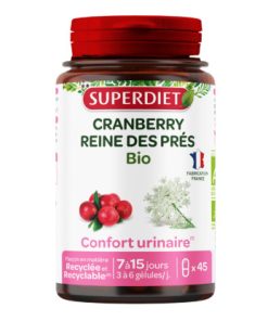 [SUPERDIET] Viên uống hỗ trợ đường tiết niệu- Cranberry Reine des Prés Bio -  45 viên nang